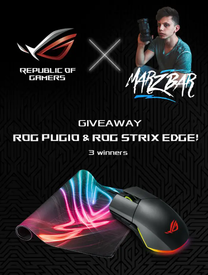 Asus Rog Pugio Gaming Mouse And Strix Edge Giveaway Giveawaybase