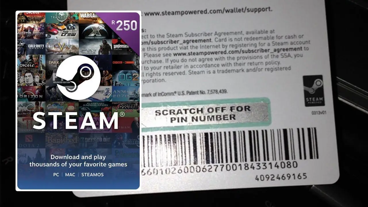 steam wallet card