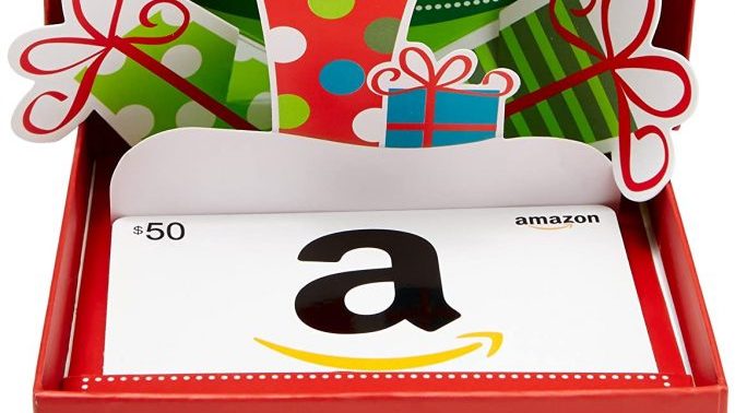 Get $50 amazon gift card