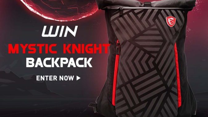 MSI Mystic Knight Backpack Giveaway 